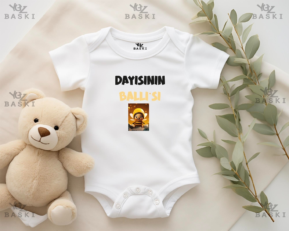 Dayısının Ballısı Baskılı Bebek Zıbını