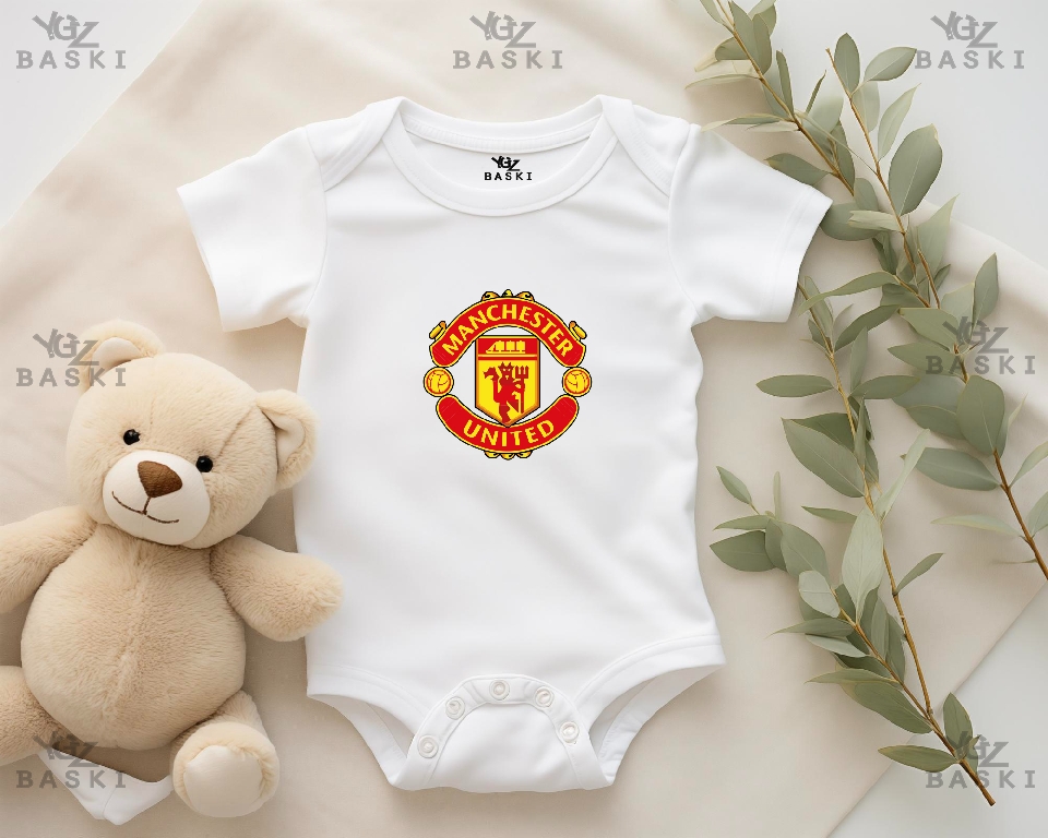 Manchester United Baskılı Bebek Zıbını