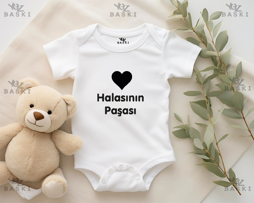 Halasının Paşası Baskılı Bebek Zıbını