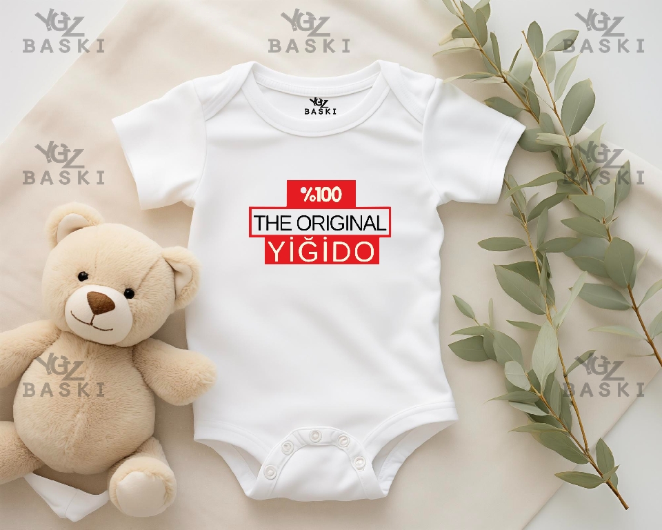 %100 The Orijinal Baskılı Bebek Zıbın