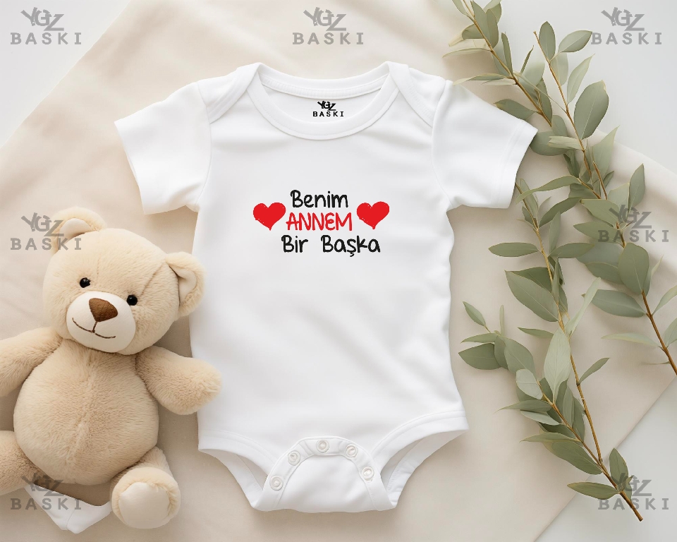 Benim Annem Bir Başka Baskılı Bebek Zıbını