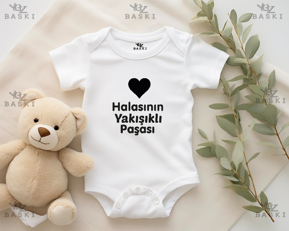 Halasının Yakışıklı Paşası Baskılı Bebek Zıbını
