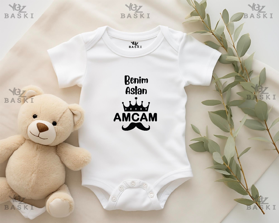Benim Aslan Amcam Baskılı Bebek Zıbını